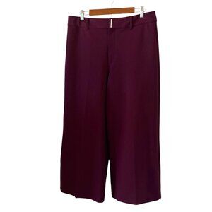 PAIGE Ponte Knit Wide Leg Ankle/Crop Pants Size 12